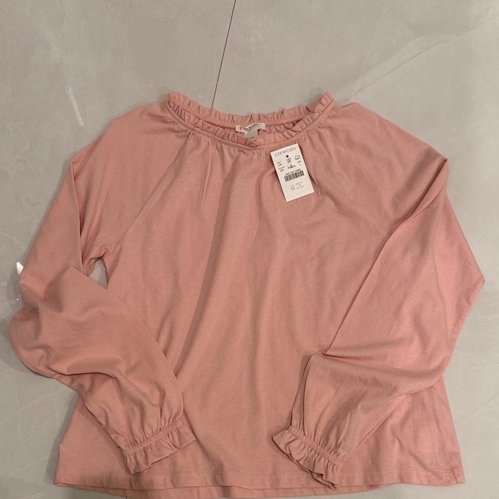 J. Crew Pink Long Sleeve Top